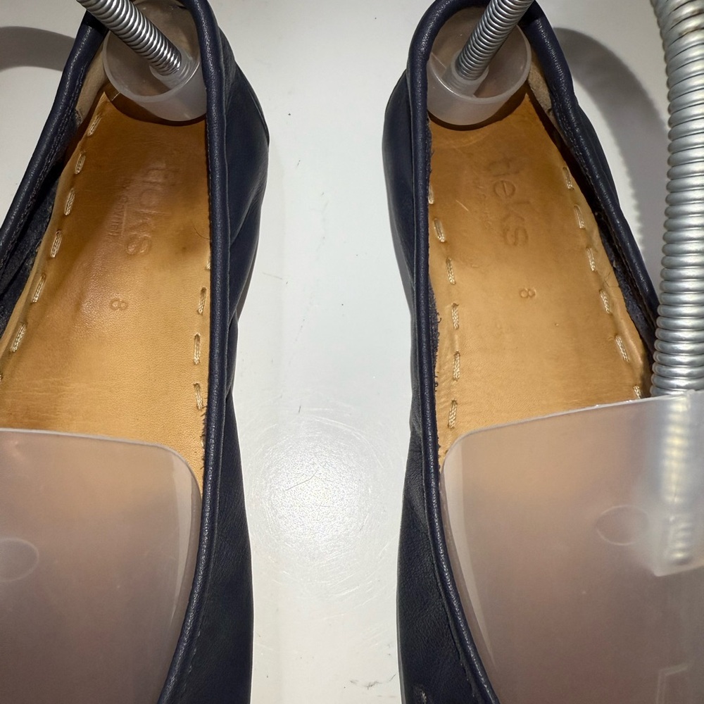 Tieks Black Leather Flats - Picture 4 of 6